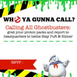 Displaying Free Ghostbusters Invite jpg Ghostbusters Birthday Party