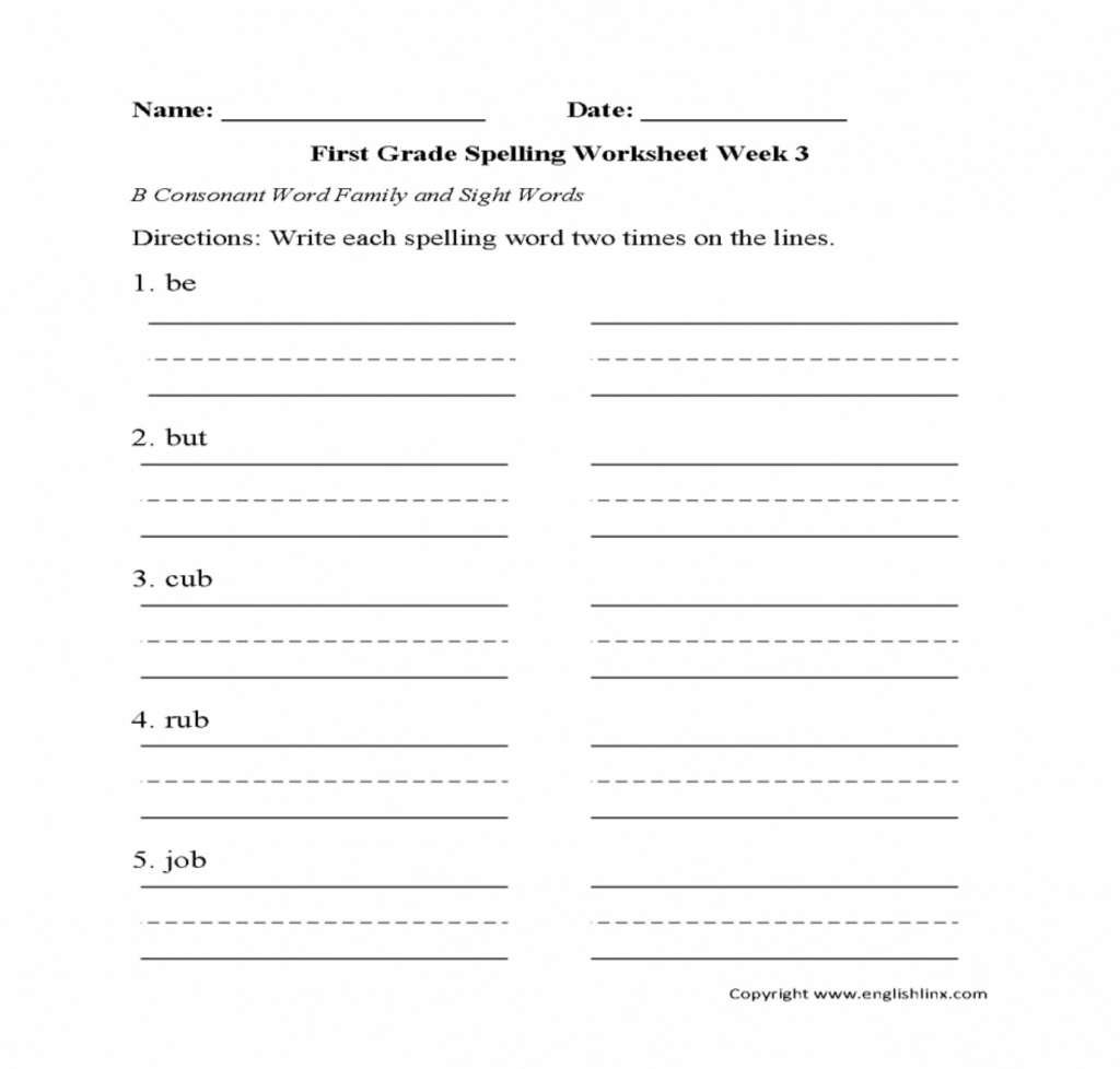 Free Printable 3rd Grade Spelling Worksheets Newfreeprintable Net Vrogue