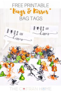 Free Printable Bugs Kisses Bag Tags The Cofran Home Halloween