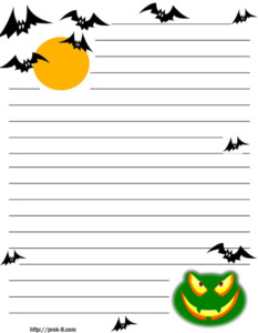 Halloween Writing Paper Google Search Halloween Writing Halloween