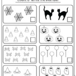 Kindergarten Halloween Worksheets Free Printable PDF Halloween Math