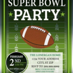 Pin By Dorita Rico On Football Party Super Bowl Party Invitations