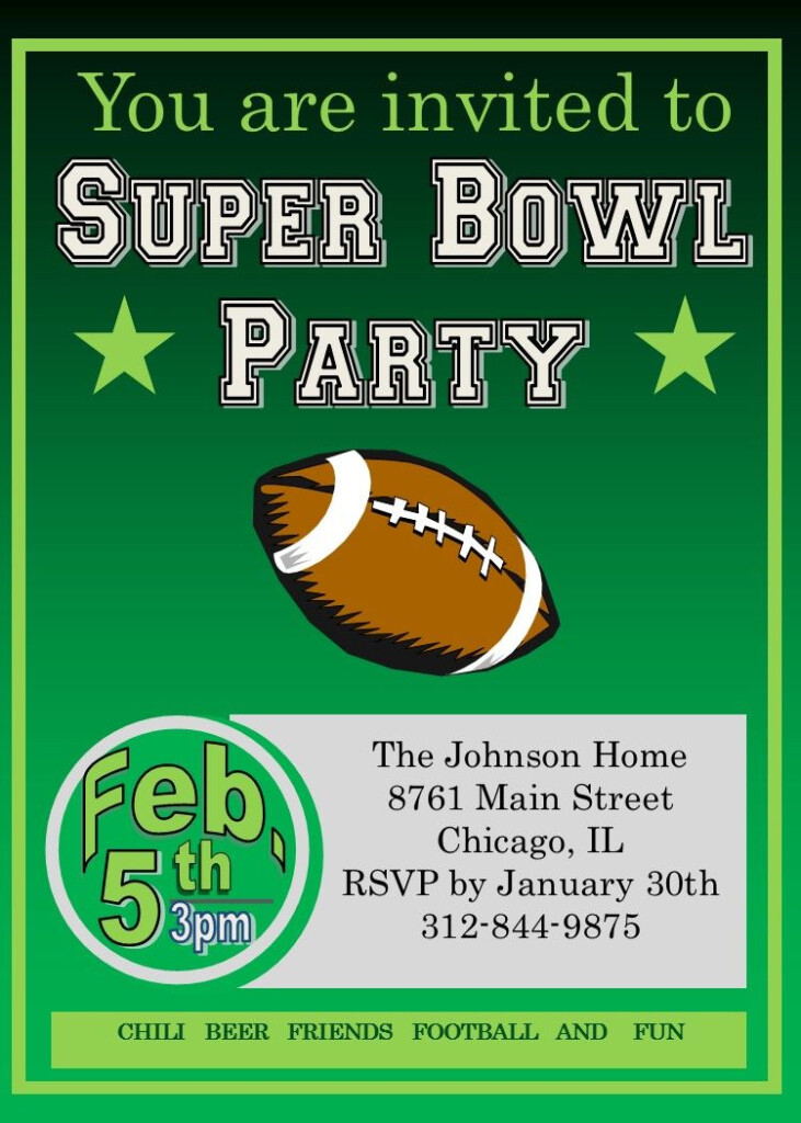 The Ethics Of Super Bowl Party Invitations Free Smart Design For Super 