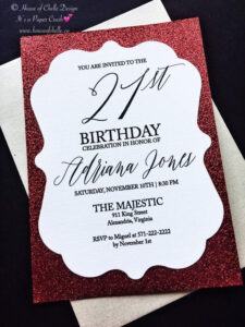 15 Fresh Simple Invitation Card For Birthday Photograph 21st Birthday