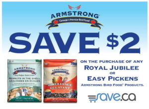 Canadian Coupons Save 2 On Armstrong Bird Food Through Save ca