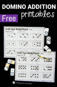 Domino Addition First Grade Worksheets Worksheet Hero