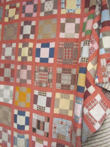 Early Early oh My C 1830 40s Antique QUILT Take The Fabric Study