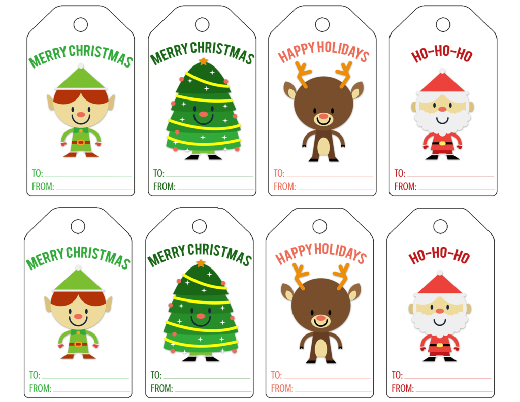 Free Printable Custom Christmas Gift Tags NewFreePrintable