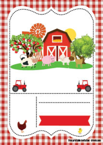 FREE Farm Party Invitation Template Printable Farm Themed Birthday