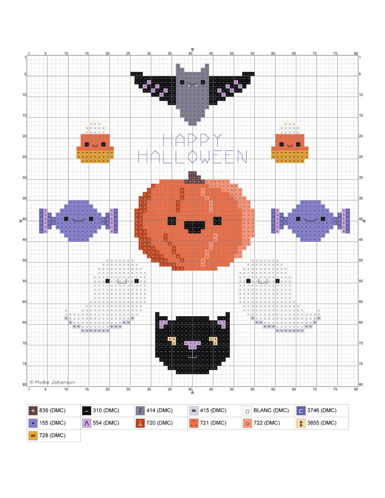 Printable Free Halloween Cross Stitch Patterns NewFreePrintable