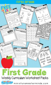 Free Printable First Grade Curriculum Book First Grade Curriculum