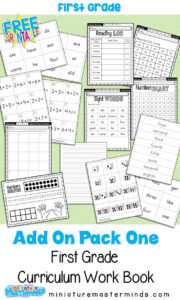 Free Printable First Grade Curriculum Book First Grade Curriculum