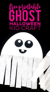 FREE Printable Ghost Halloween Craft Halloween Printables Free