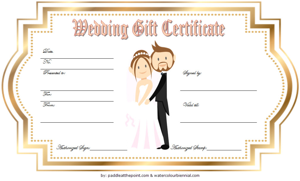 Free Printable Wedding Gift Certificate Templates NewFreePrintable