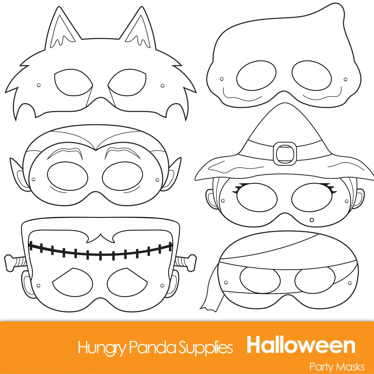 Cut Out Free Printable Halloween Masks NewFreePrintable