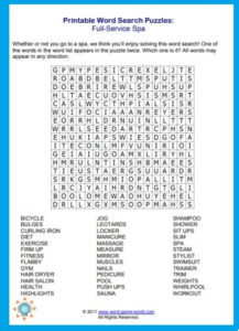 Word Search Puzzles Printable Free And Fun Word Search Puzzles