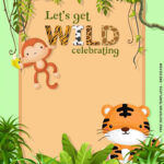 11 Fun Jungle Birthday Party Invitation Templates Birthday Party