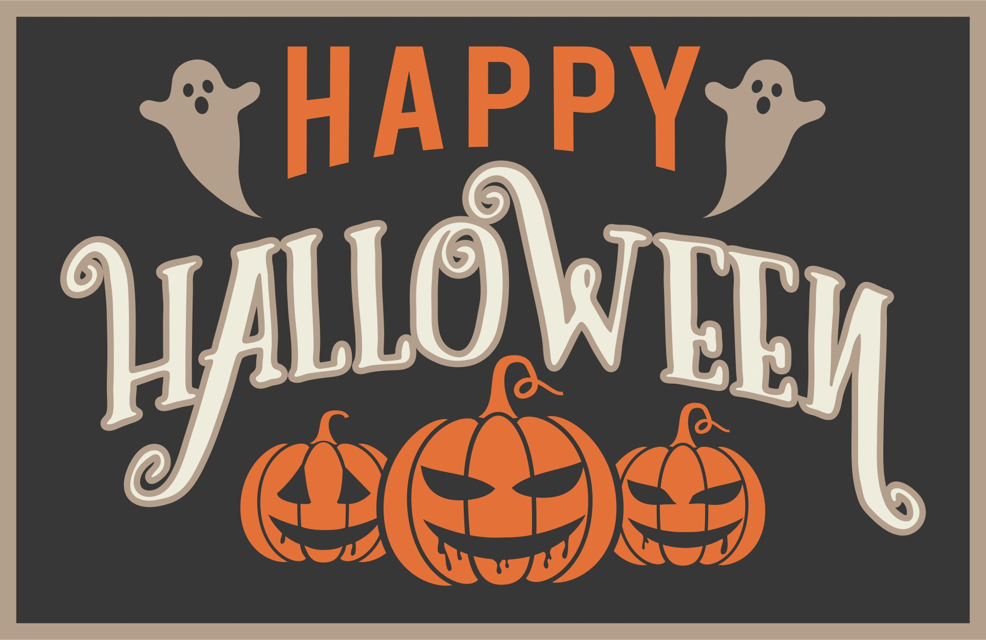 15 Best Happy Halloween Signs Printable Printablee