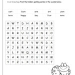 1st Grade Word Search Best Coloring Pages For Kids