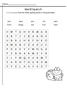 1st Grade Word Search Best Coloring Pages For Kids