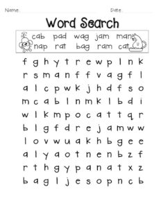 1st Grade Word Search Best Coloring Pages For Kids