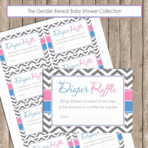 24 Diaper Raffle Inserts For Invitations In 2020 With Images