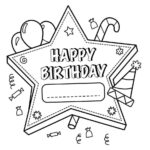 25 Free Printable Happy Birthday Coloring Pages