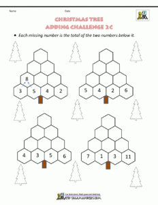 2nd Grade Christmas Math Worksheets