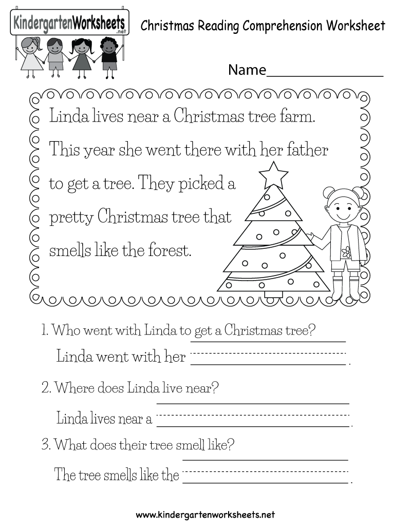 2nd Grade Christmas Reading Comprehension Worksheets