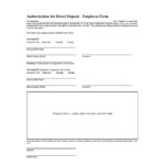 47 Direct Deposit Authorization Form Templates TemplateArchive