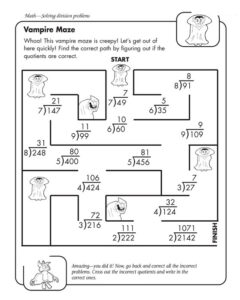 4th Grade Math Worksheets Learning Printable