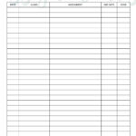 Assignment Tracker Here s A Simple FREE Printable That You Can Use To