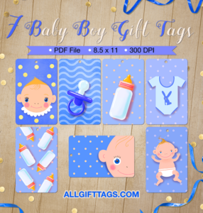 Baby Boy Gift Tags Baby Boy Gifts Gift Tags Diy Gifts For Boys