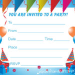 Birthday Party Invitations For Kids