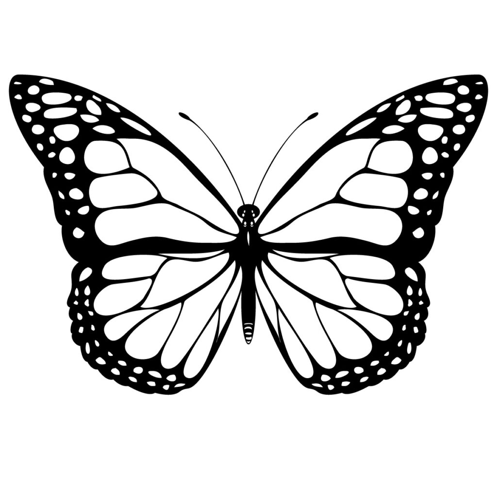 Butterfly Coloring Pages 6 Coloring Kids Coloring Kids