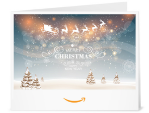 Christmas Sled Printable Amazon co uk Gift Voucher Amazon co uk