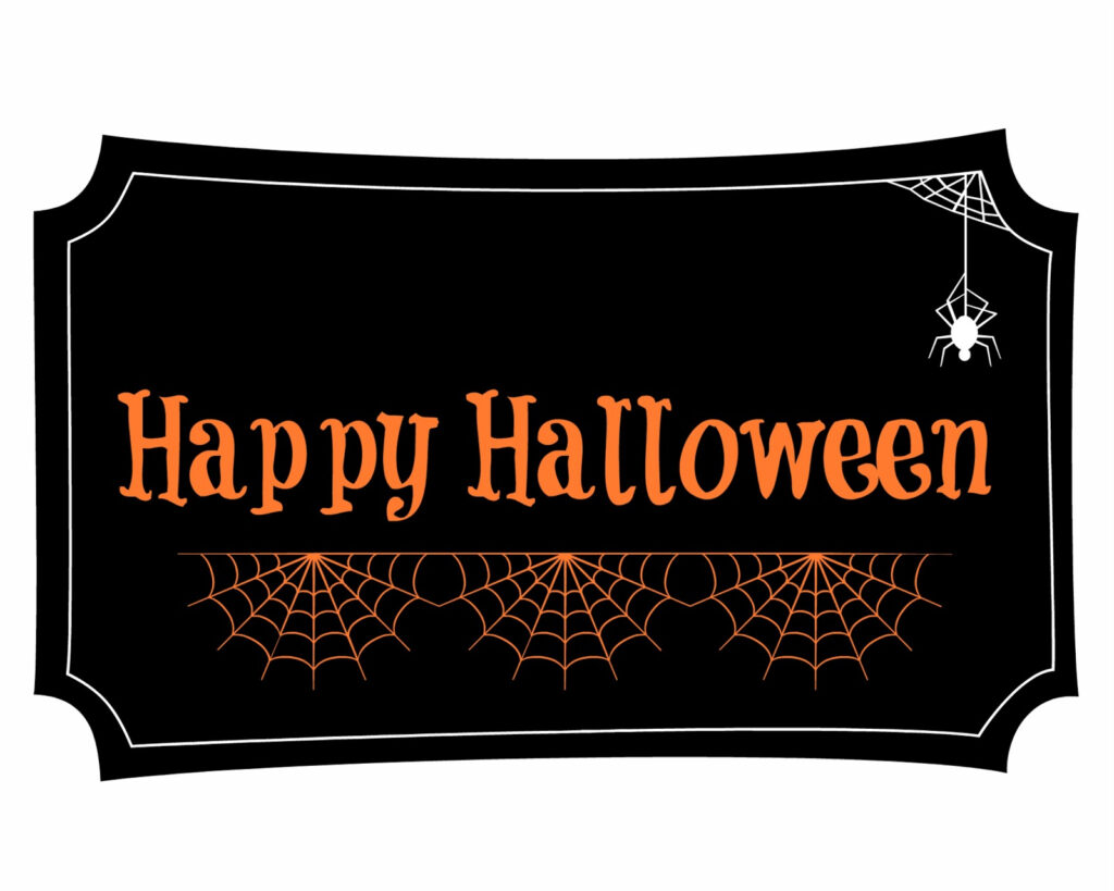 Crafting And Creativity Happy Halloween Free Printable 