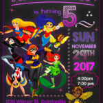 DC Superhero Girls Birthday Invitation Oscarsitosroom Superhero