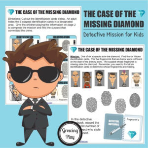 Detective Fingerprint Mission The Case Of The Missing Diamond Spy