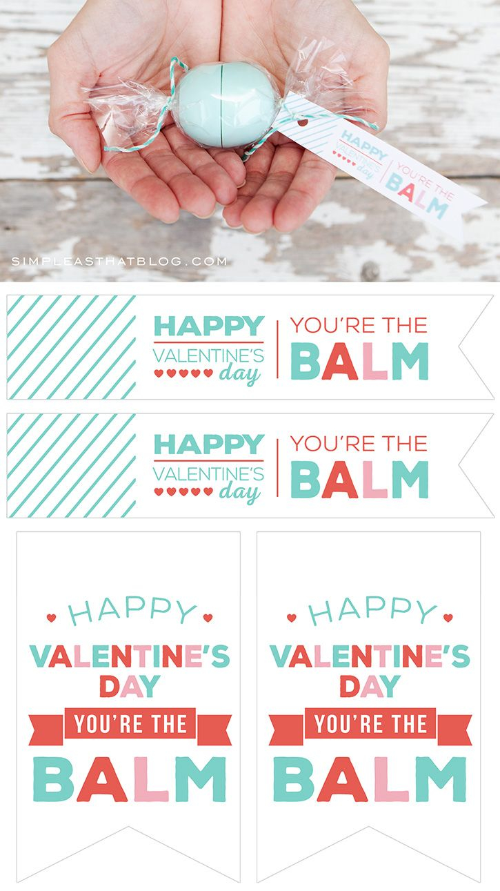 EOS Lip Balm Valentines Friends Valentines Valentines Diy 