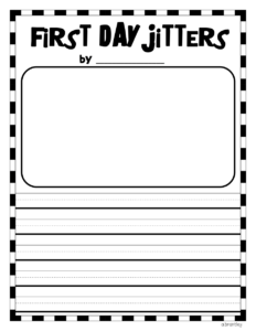 First Day Jitters pdf First Day In First Grade Teaching First Grade