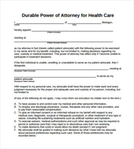 FREE 10 Sample Blank Power Of Attorney Forms In PDF MS Word