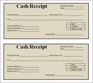 FREE 13 Blank Receipt Templates In PDF MS Word