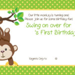 Free Printable 1st Monkey Birthday Invitation Download Hundreds FREE