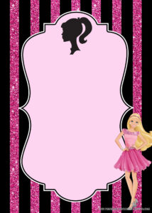 FREE PRINTABLE Barbie Birthday Invitation Template DREVIO In 2020