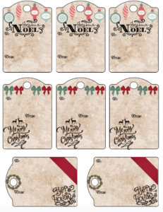 Free Printable Christmas Gift Tags 13 Designs Just Print And Use