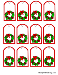 Free Printable Christmas Gift Tags