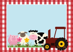 Free Printable Farm Party Invitations Labels Or Cards Farm Party