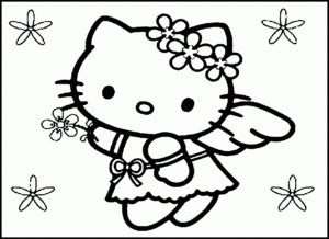 Free Printable Hello Kitty Coloring Pages For Kids