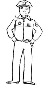 Free Printable Policeman Coloring Pages For Kids